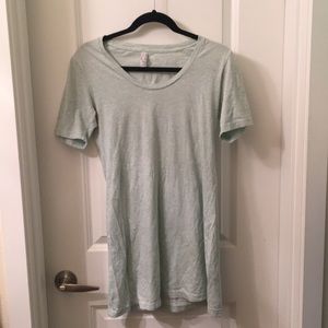 American apparel t shirt dress